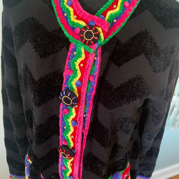Vintage Berek Sweater Cardigan - Picture 2 of 9